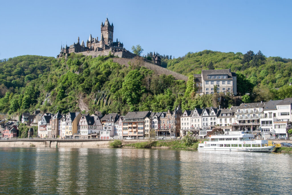 Blick auf Cochem an der Mosel
